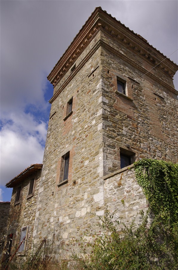 Torre under a cloudy sky