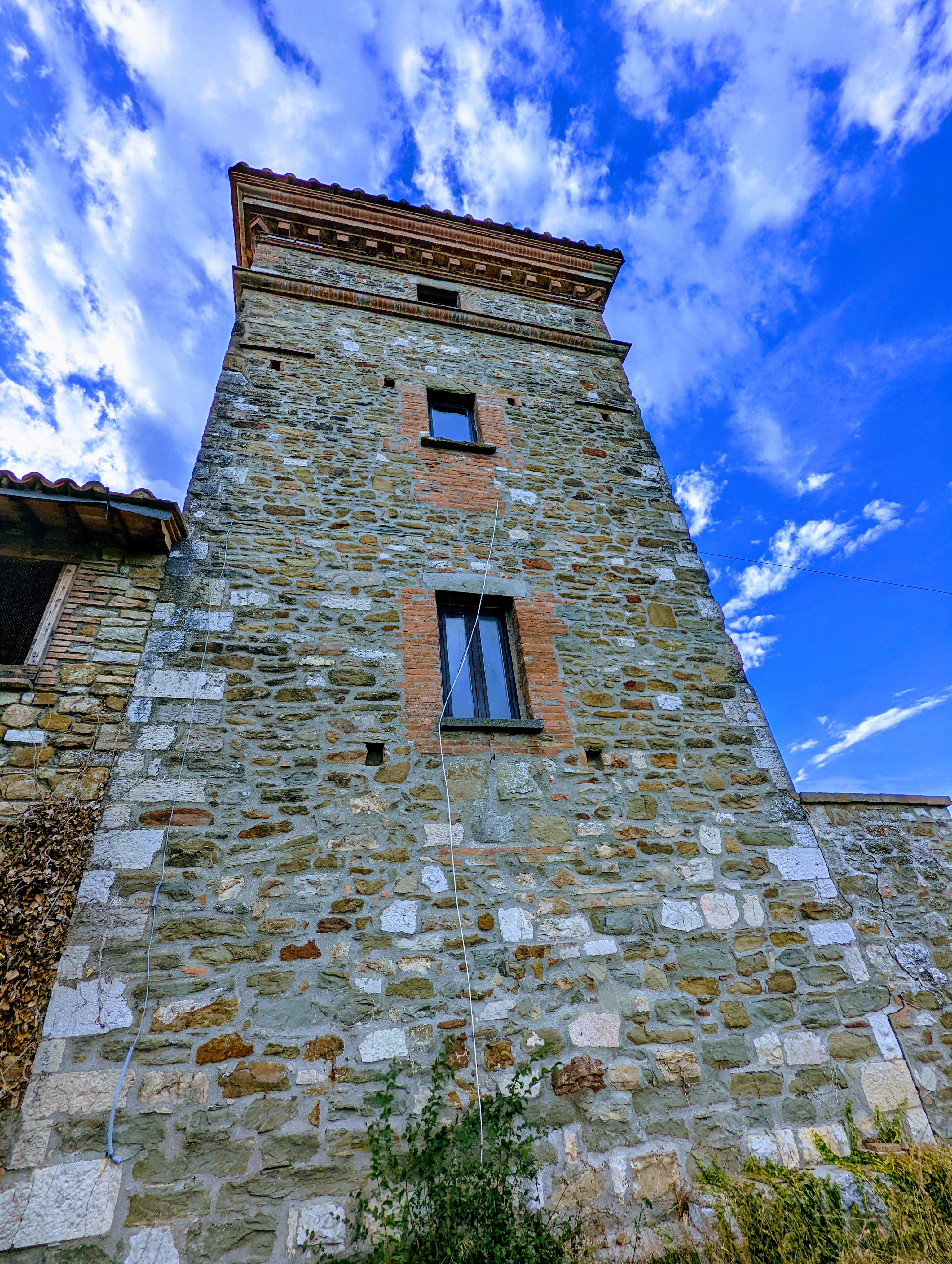 South wall of the tower